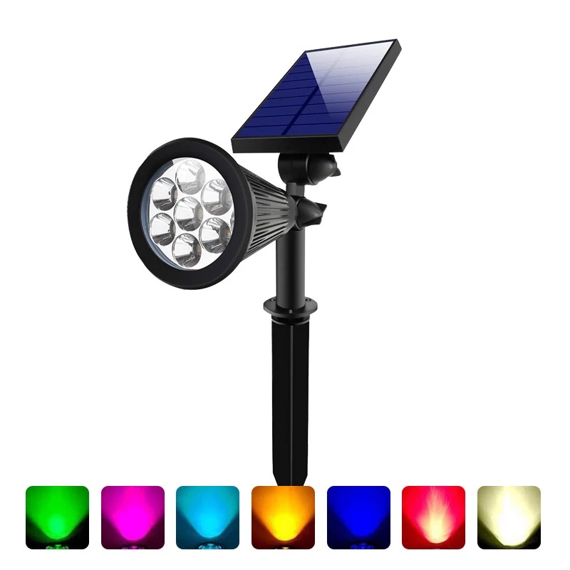 Đèn Led 7 Bóng Cắm Đất Sử Dụng Năng Lượng Mặt Trời Chống Thấm Nước # Shopee91