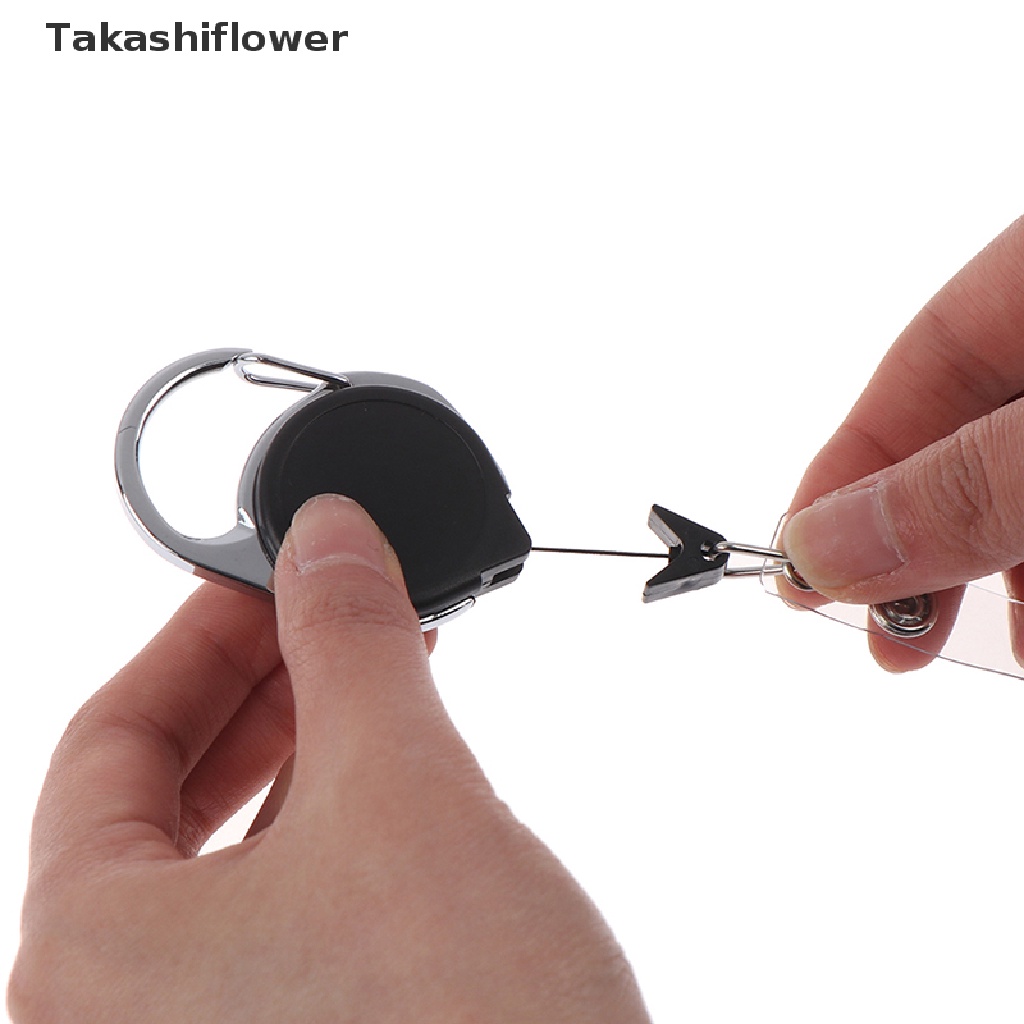 1 Móc Khóa Dây Rút Dùng Để Kẹp Thẻ ID / Thẻ ID Hot!