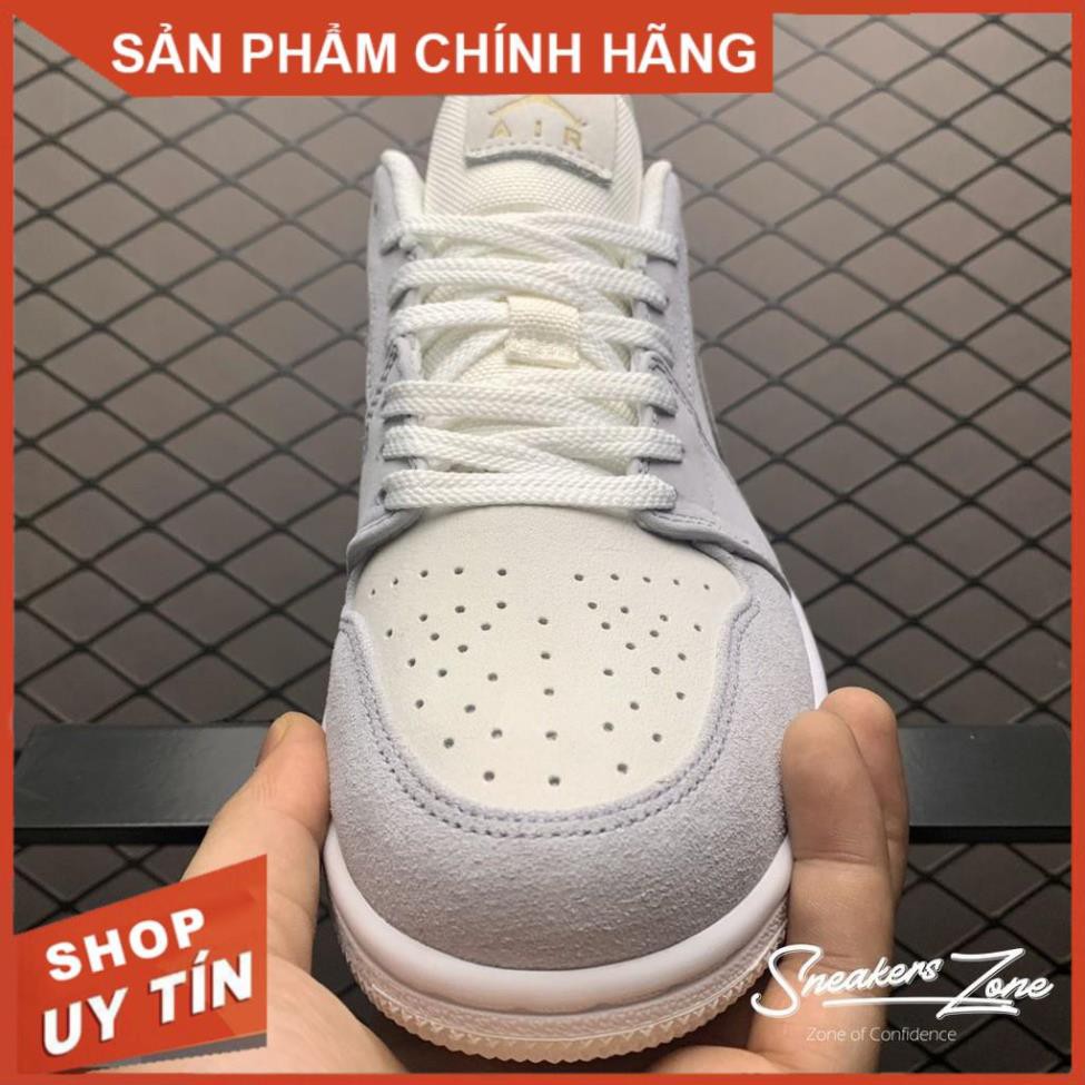 (FREESHIP+QUÀ TẶNG) Giày thể thao AIR JORDAN 1 Low Paris thấp cổ màu xám xanh cực chất