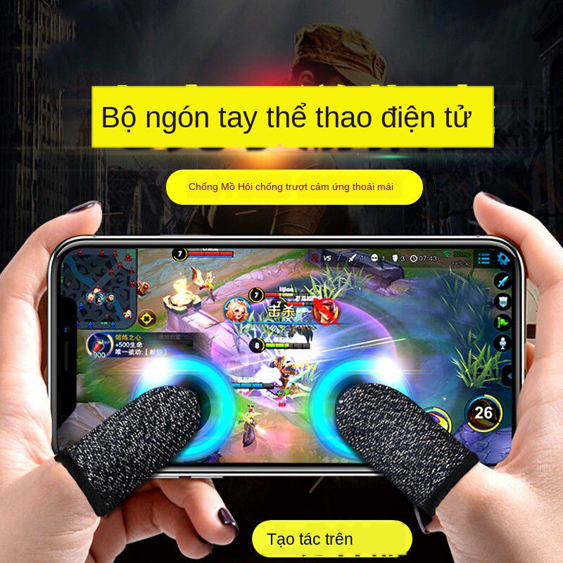 【TIKTOKĐề Nghị】Chống Mồ Hôi Ngón Tay Gà Ngón Tay Vua Vinh Quang Tay Tour Hòa Bình Elite Găng Tay Chơi Game