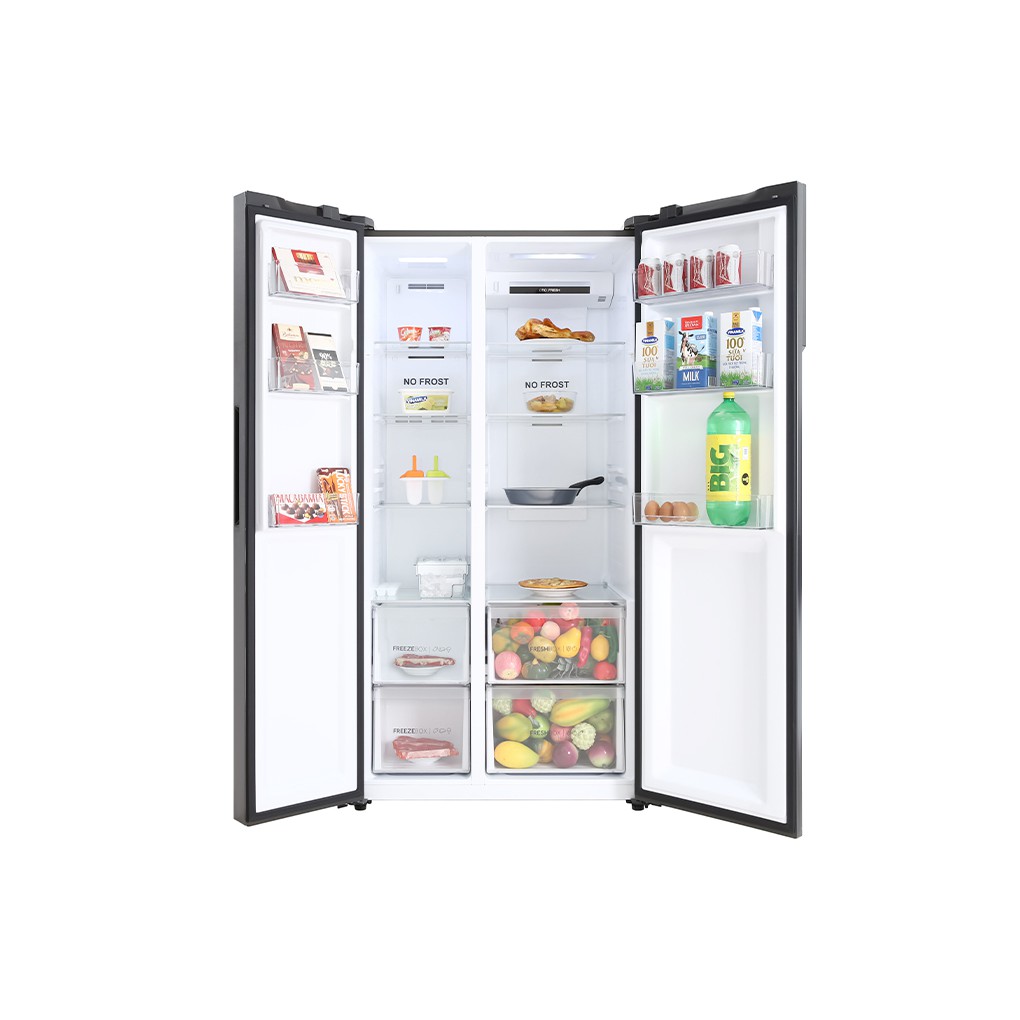 Tủ lạnh Aqua 2 cửa màu đen 570/541 lít AQR-S541XA.BL