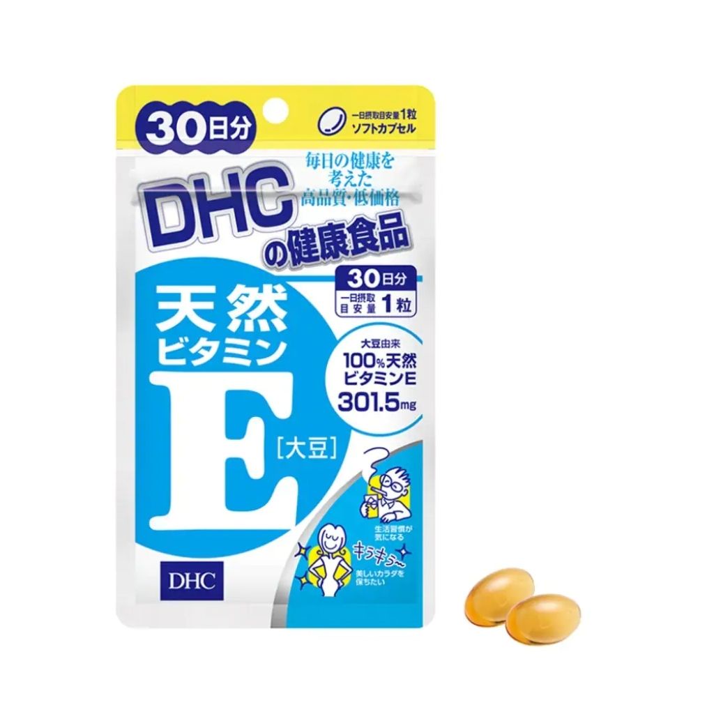 Combo Viên Uống DHC Vitamin C Và DHC Natural Vitamin E Soybean Giúp Cải Thiện Làn Da, Tăng Cường Sức Khỏe - 30 Ngày