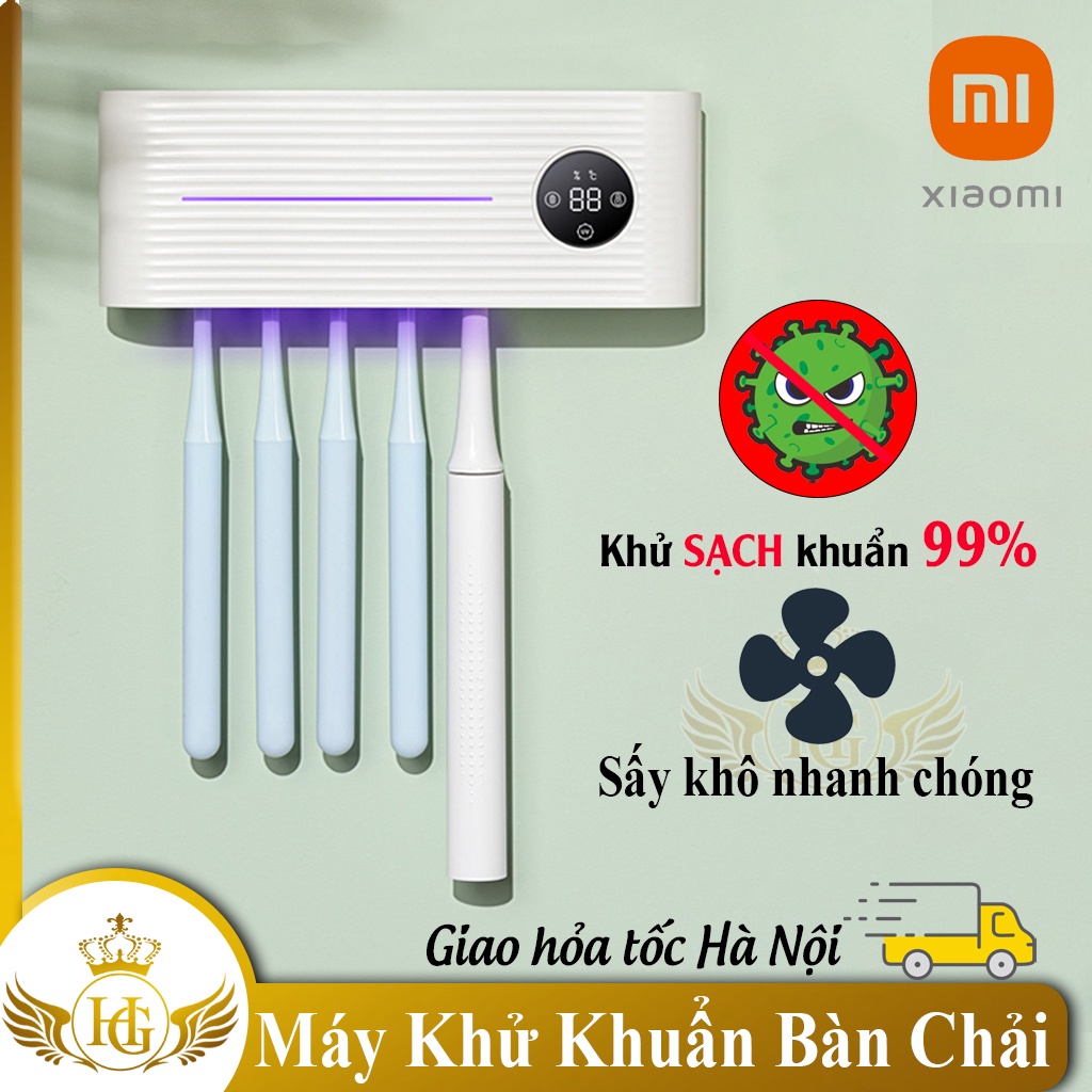 Máy Khử Khuẩn Bàn Chải Xiaomi - Máy Khử Khuẩn Bàn Chải Đánh Răng Bằng Tia UV Diệt Khuẩn 99%