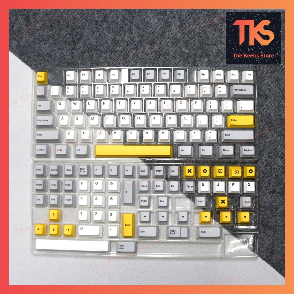 Keycap Heavy Industry | Profile Cherry | PBT Dyesub | Keycap Gắn Bàn Phím Cơ Đẹp Mắt | TKS