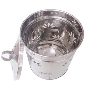Lò Đốt Giấy Vàng Mã inox có nắp