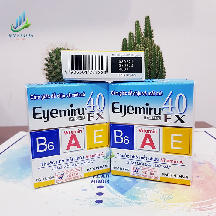 Nước nhỏ mắt eyemiru 40EX nhật bản date 2022