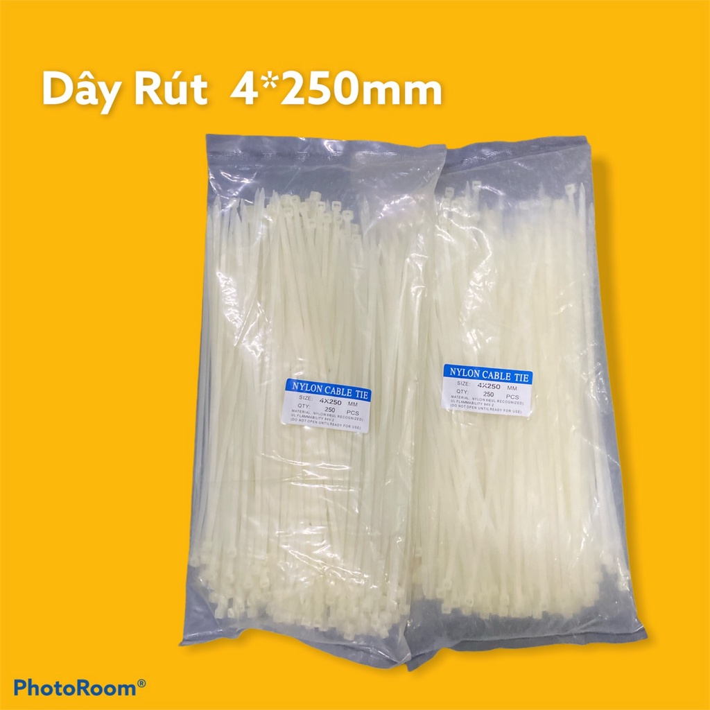 Dây rút nhựa 4*250mm