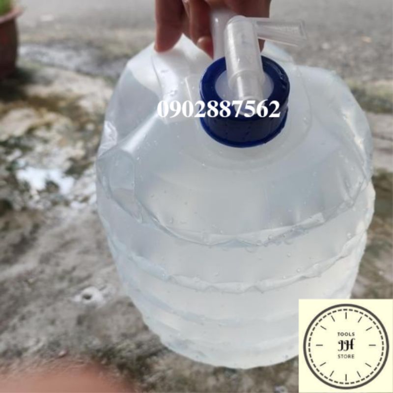 bình nước gấp gọn 5 lít tiện lợi cho đi du lịch