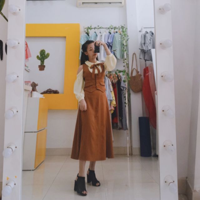 Set váy vintage khách đặt