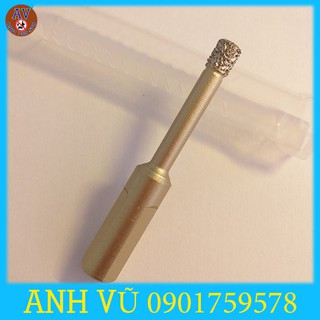 MŨI KHOAN ĐÁ CỨNG, MŨI KHOAN ĐÁ HOA CƯƠNG, ĐÁ CẦU THANG, GRANITE - MŨI KHOAN ĐÁ CAO CẤP 6MM - DA6MM