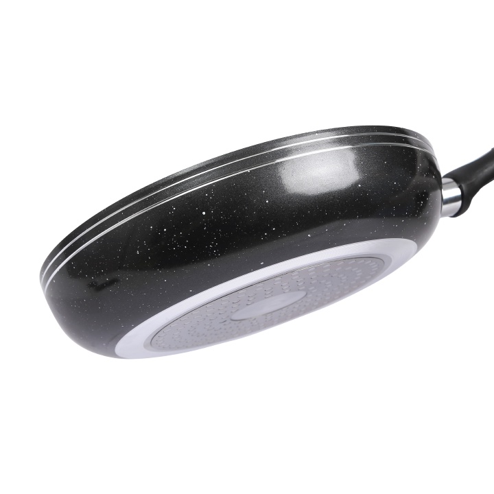 Chảo chống dính đáy từ vân đá SUPO 30 Cm tay cầm chịu nhiệt, cháo đáy từ vân đá tự nhiên tăng độ bền, giảm mài mòn