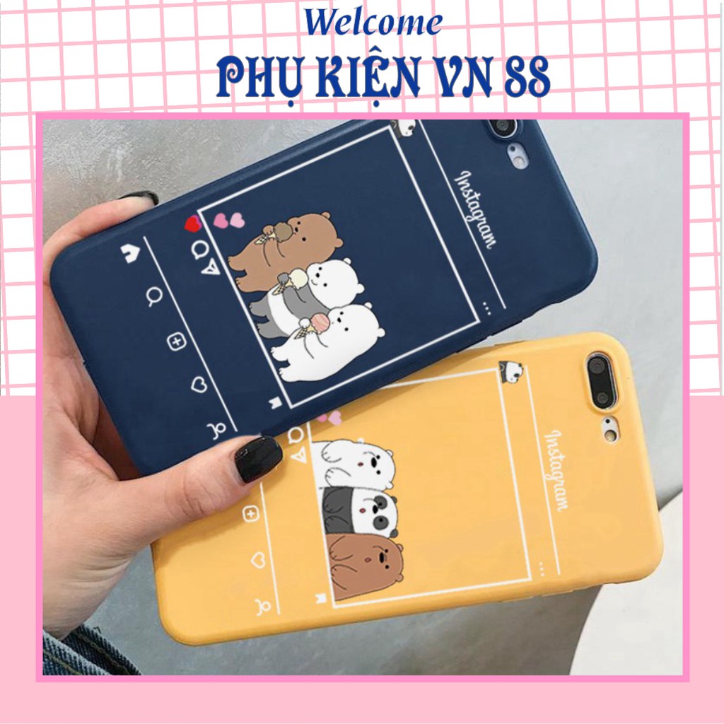 Ốp lưng iphone Panda IG 5/5s/6/6plus/6s/6s plus/6/7/7plus/8/8plus/x/xs/xs max/11/11 pro/11 promax - Phụ Kiện VN 88
