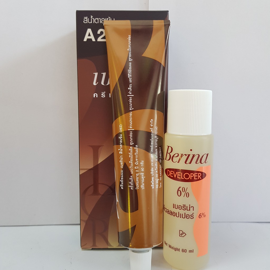 Thuốc Nhuộm Tóc Berina A1,A2 Thái Lan 60ml