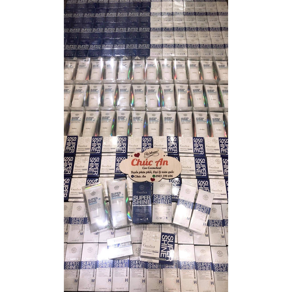 Kem nền chống nắng Cosmeheal SUPERSHINE Perfect Sun Cover SPF 35++ 60ML Hàn Quốc - PHUONGANHOUSE