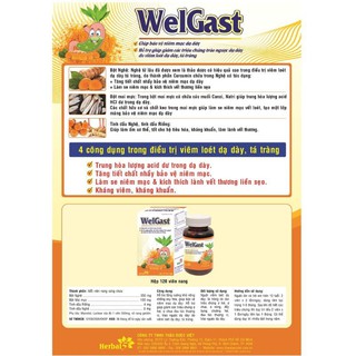 Welgast - Bảo vệ niêm mạc dạ dày