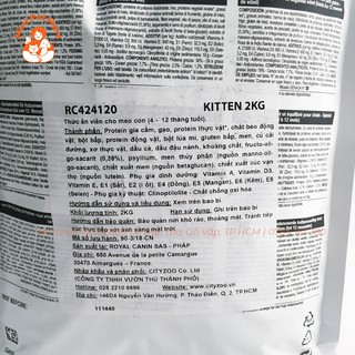 Thức ăn hạt cho mèo con ROYAL CANIN 2kg