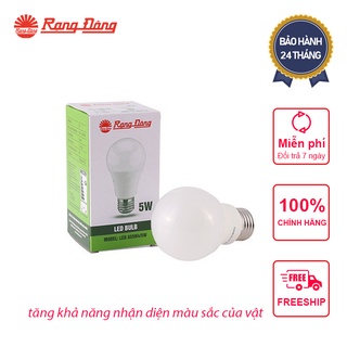 Bóng led bulb rạng đông a55n4 5w e27 3000k-6500k s