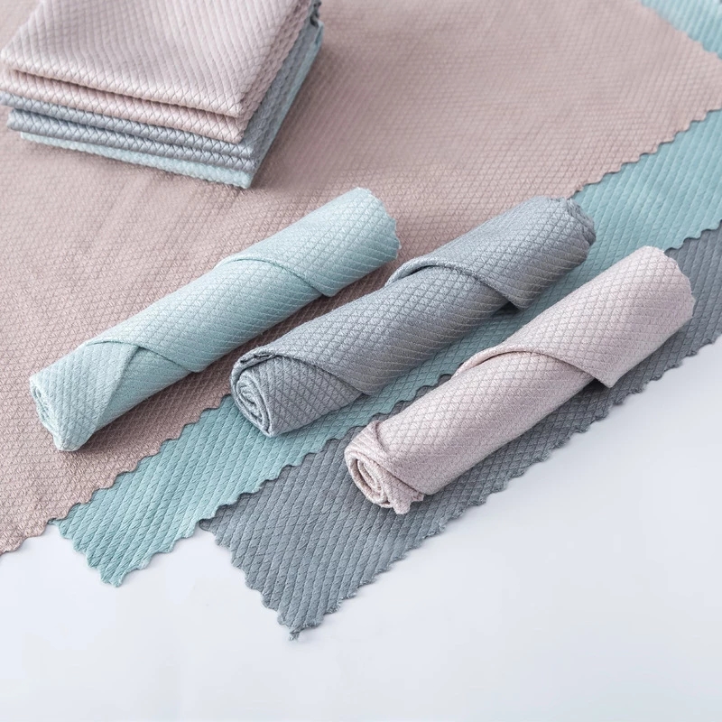Set 5 khăn lưới lau chén đĩa kính đa năng