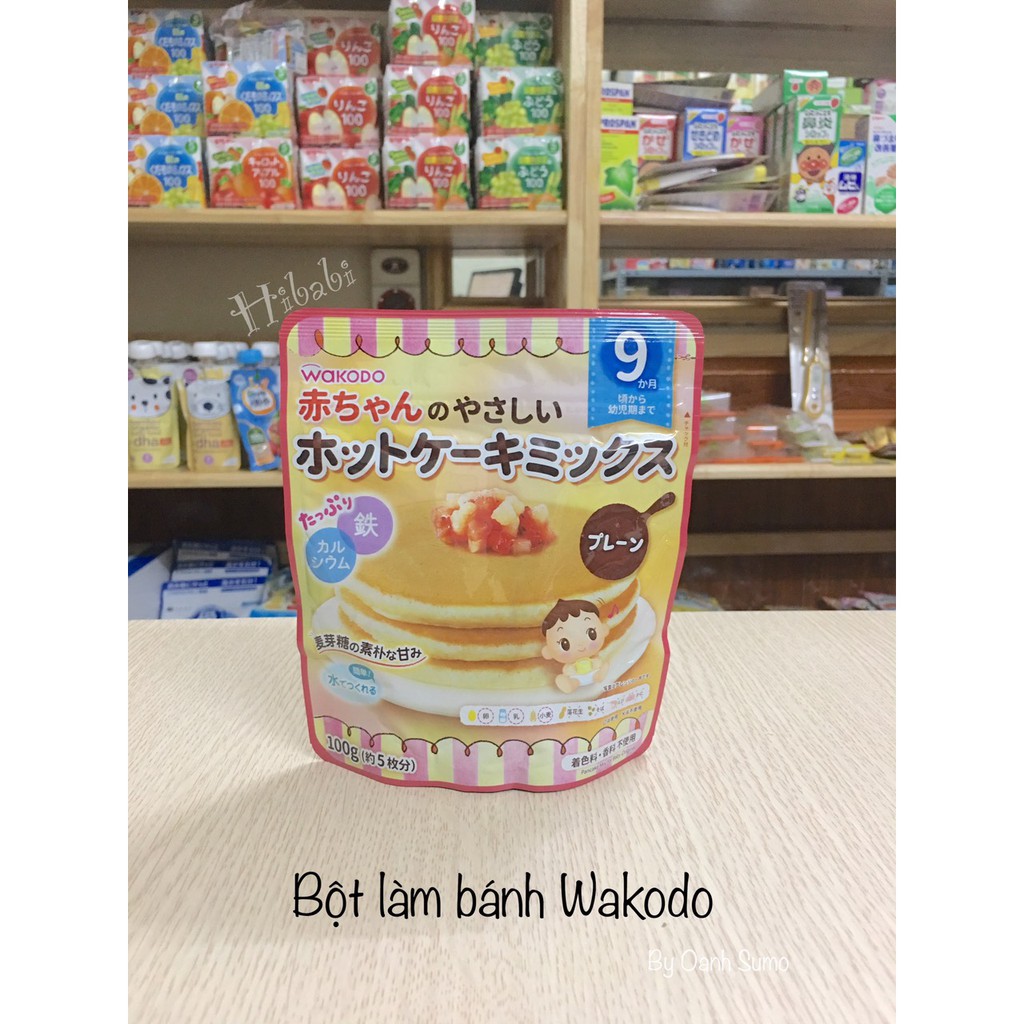 Bột làm bánh Pancake Wakodo - Morinaga - Topvalu (date 07/2022-05/2023)