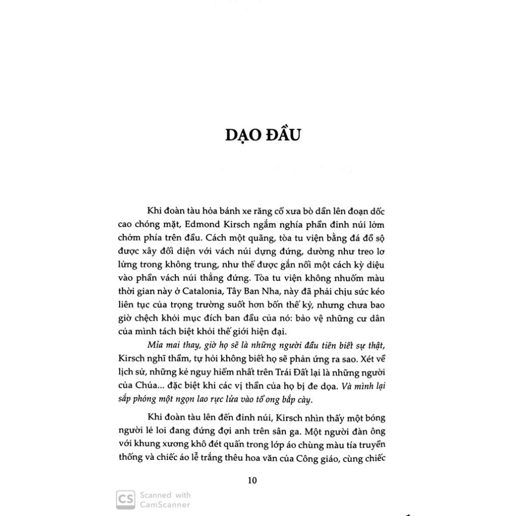 Sách - Nguồn Cội - Dan Brown - Bìa cứng - Bách Việt