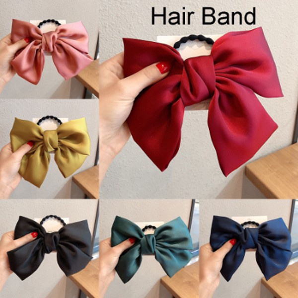 Kẹp Tóc Nơ Lớn Hình Bướm Phụ Kiện Tóc Đuôi Ngựa Kẹp Tóc Nơ Xinh Nơ Kẹp Tóc Mùa Xuân
