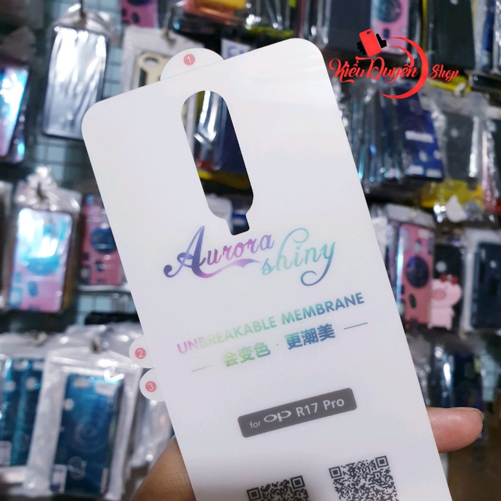 Miếng dán PPF mặt sau cho Oppo R17 Pro