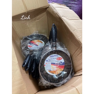 Chảo HAPPY chống dính vân đá đáy từ