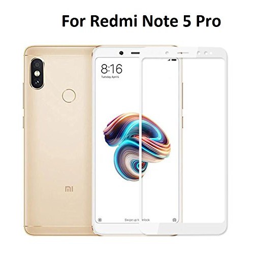 Kính cường lực full màn Xiaomi Redmi Note 5 Pro Trắng