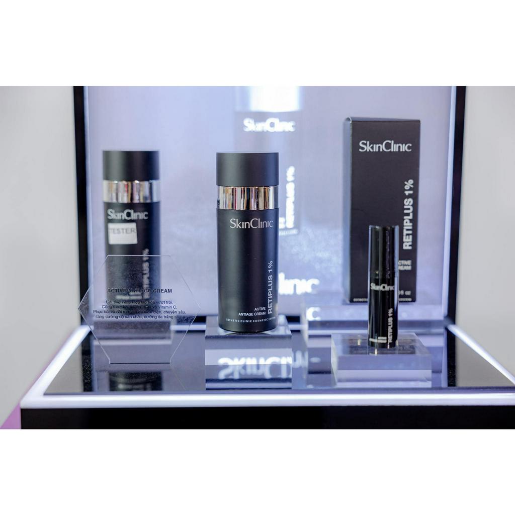 SkinClinic Retiplus 1% Kem Dưỡng Retinol + Vitamin C Ngăn Ngừa Lão Hóa Da Ban Đêm