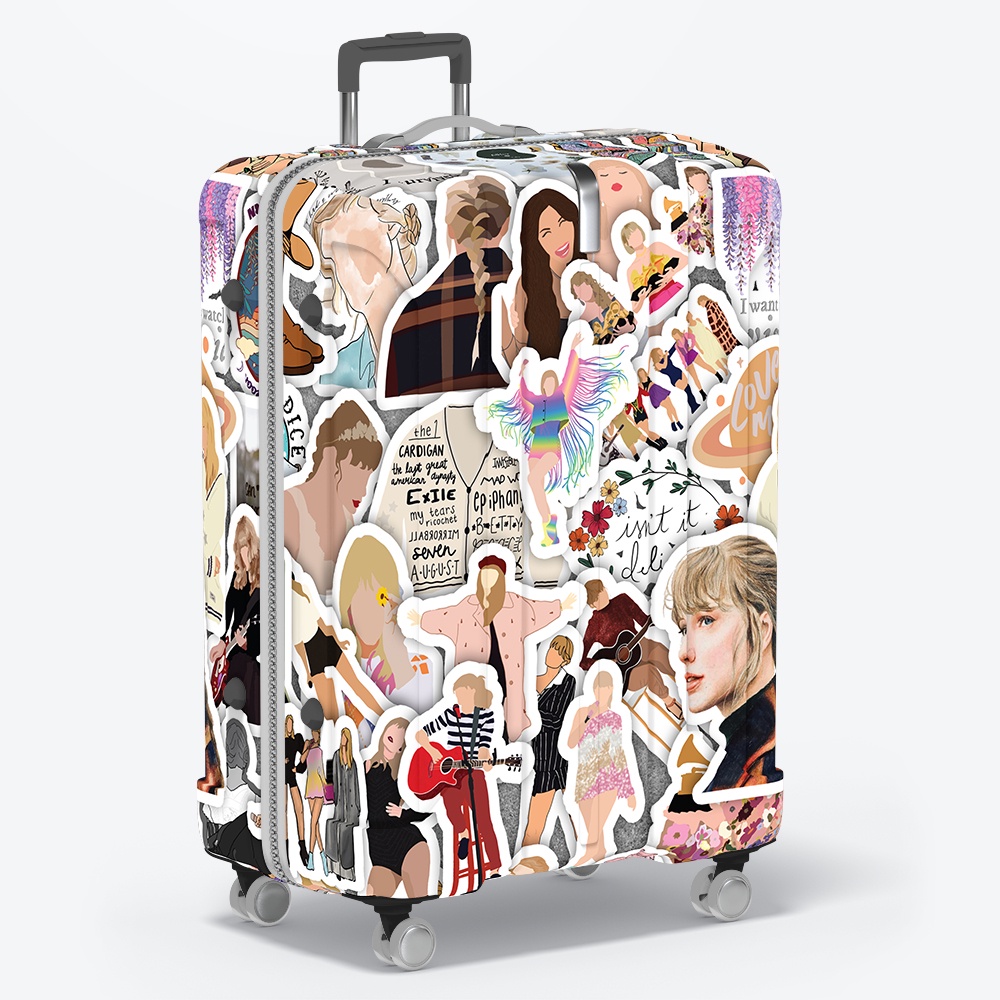 Set 50 cái Sticker Taylor Swift chống nước, hình dán ca sĩ Taylor Swift, decal Taylor Swift trang trí điện thoại, laptop
