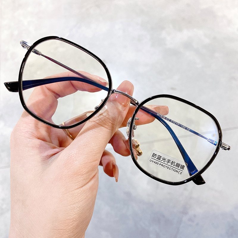 Mắt Kính Gọng Tròn Trong Suốt Chống Ánh Sáng Xanh Thời Trang Cho Nam Và Nữjz2816 | BigBuy360 - bigbuy360.vn
