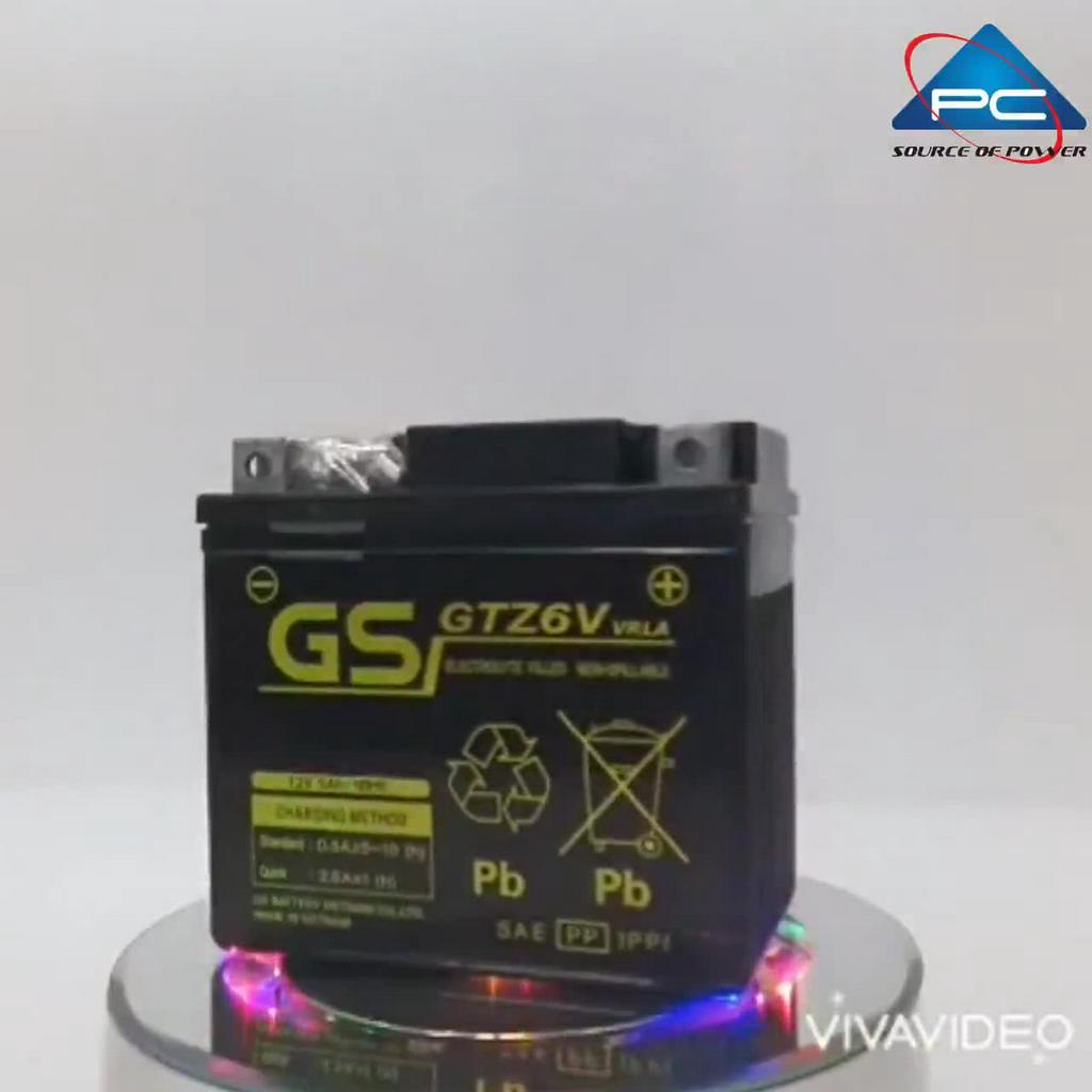 Ắc quy GS khô GTZ6V