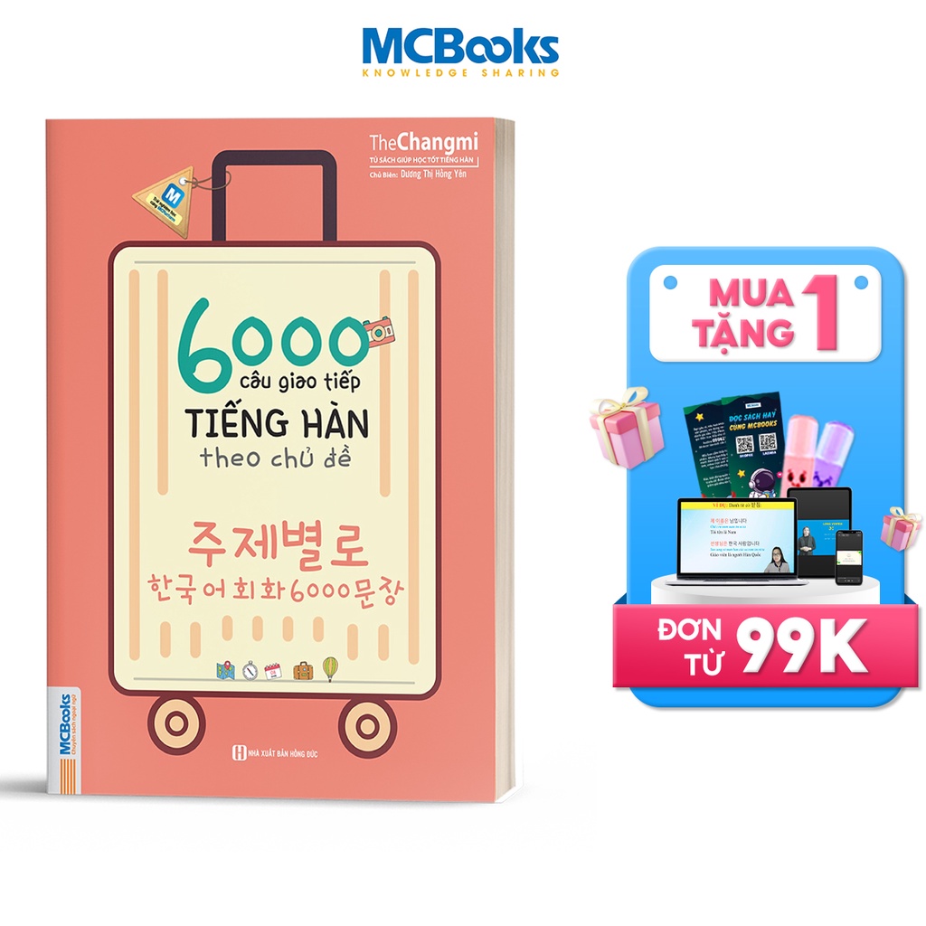 Sách - 6000 Câu Giao Tiếp Tiếng Hàn Theo Chủ Đề Cho Người Mới Bắt Đầu