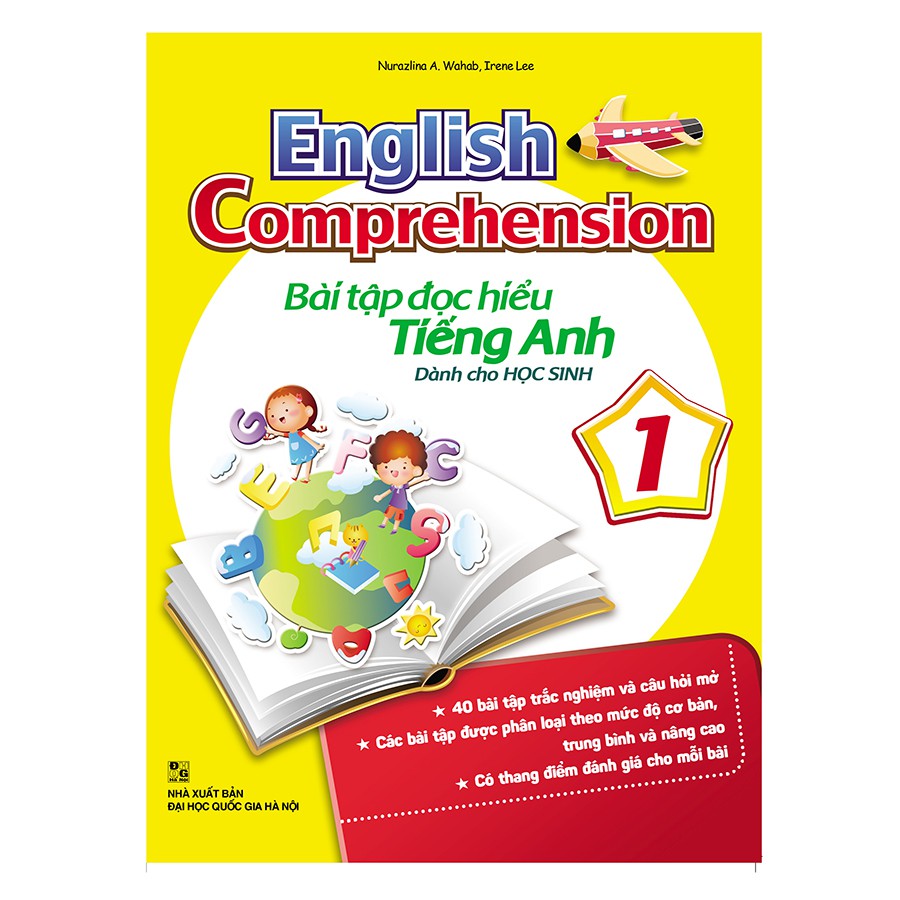 Sách: Combo English Comprehension - Bài Tập Đọc Hiểu Tiếng Anh Dành Cho Học Sinh (Trọn Bộ 6 Cuốn)