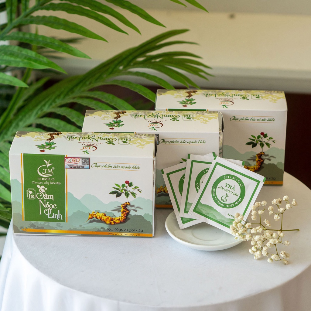 Trà túi lọc Sâm Ngọc Linh TRIMICO - 20 gói túi lọc/hộp