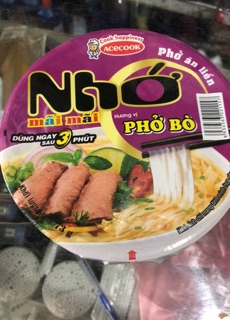 Phở Bò Ăn Liền Bát Nhớ 73g