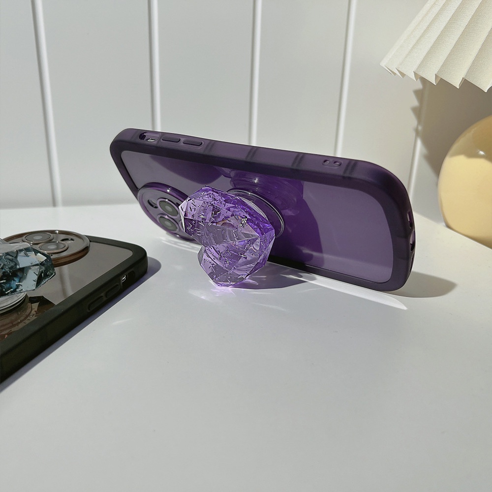 Ốp Điện Thoại TPU Kèm Giá Đỡ Hình Trái Tim Cho iPhone 13 13pro 13prm iPhone 11 7Plus 8Plus Xr XS 13 12 Pro Max