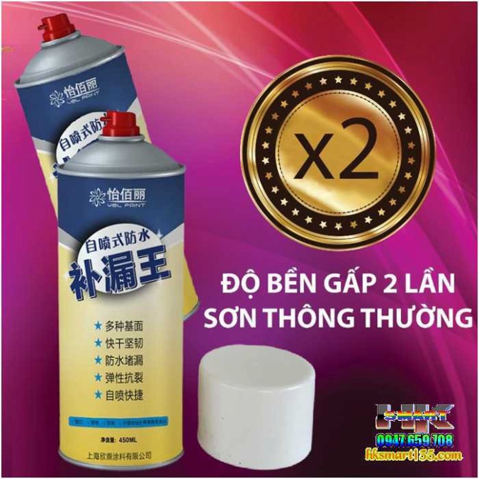 Chai xịt chống thấm chống dột