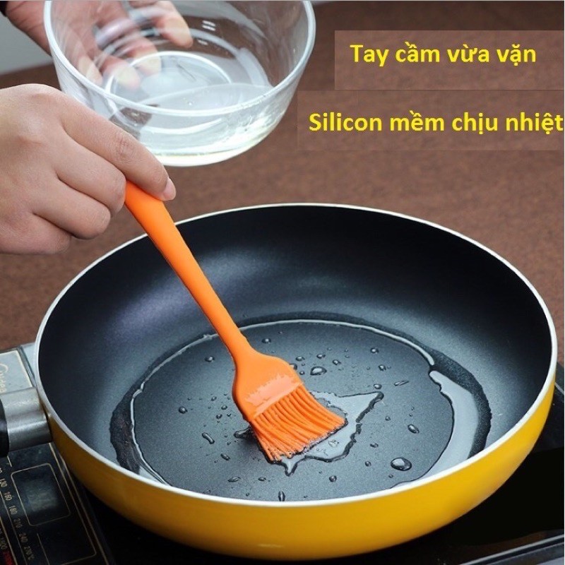 Chổi quét dầu, gia vị làm bánh, thịt nướng, cá nướng cán đúc
