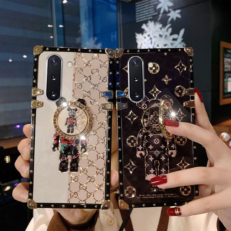 Ốp Điện Thoại Vuông In Hình Gấu Hoạt Hình Cho Xiaomi Redmi Note 12 note11 Pro note10 9S Redmi 10C 9C 10A