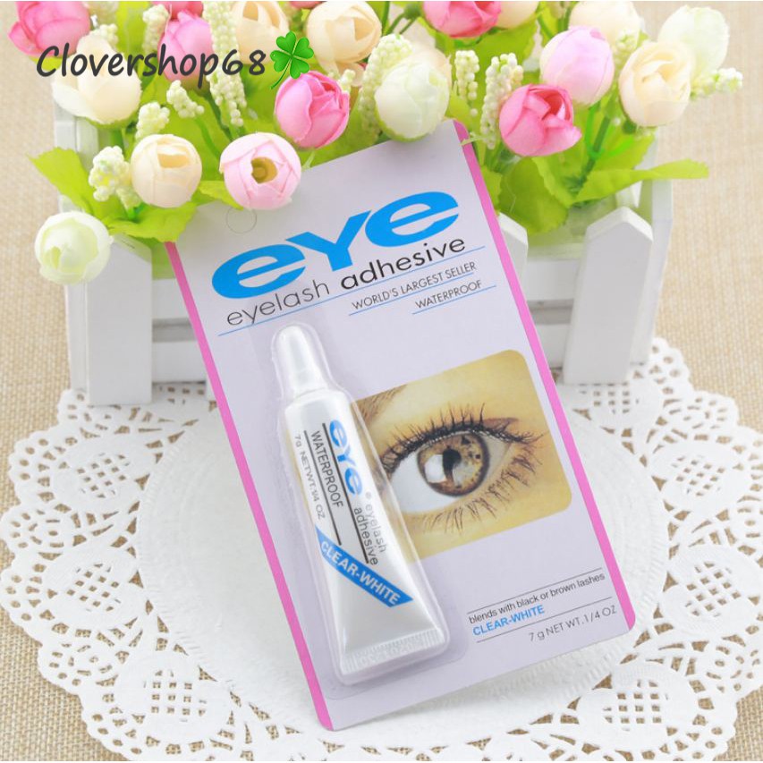 Keo Dán Mi Trong Suốt, Keo Dán Kim Tuyến Gilter Make Up Eyelash Adhesive   Clovershop68