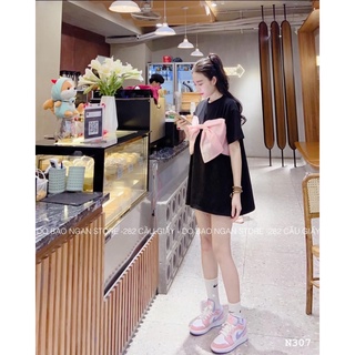Áo váy nơ to ( kèm ảnh thật shop chụp )