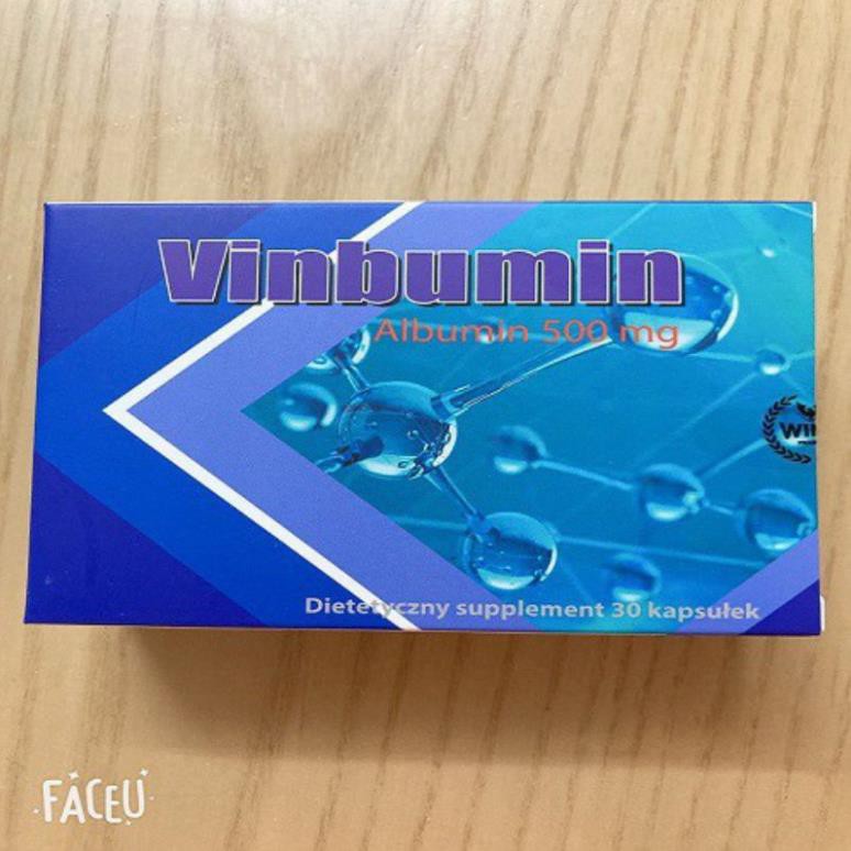 [CHÍNH HÃNG ] ALBUMIN HT 500mg - Vinbumin 500mg - Tăng cường sức đề kháng cơ thể
