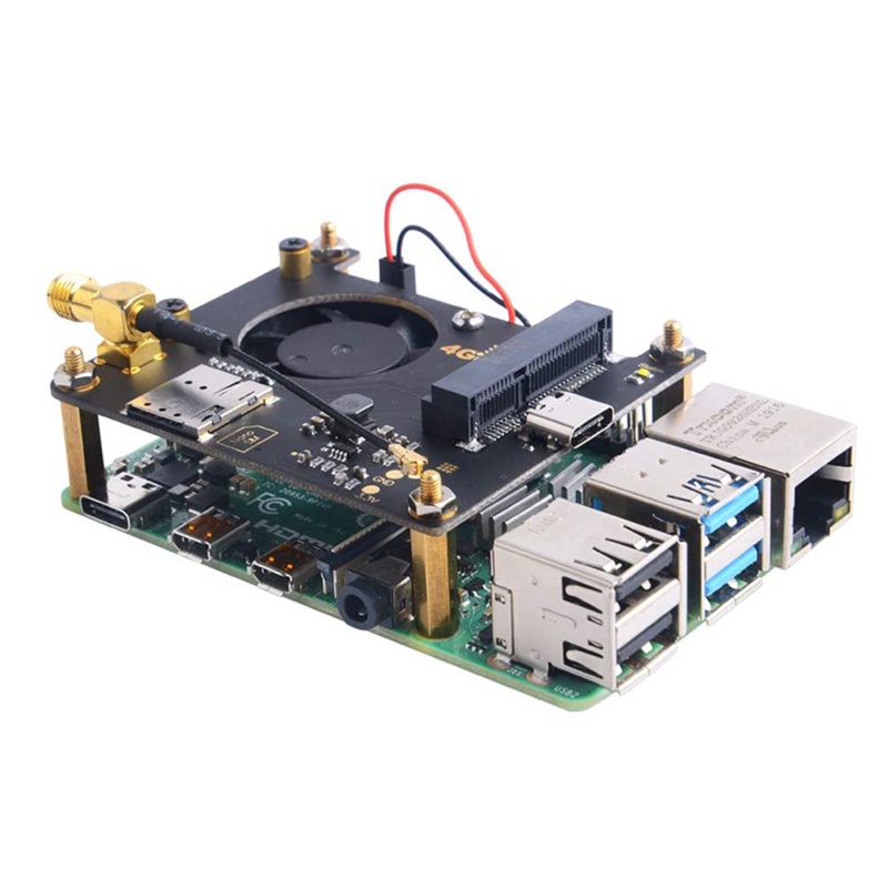 Bo Mạch Chủ 3G 4G LTE Dành Cho Raspberry Pi 4 3 2 B + USB