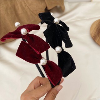 [ CÓ SẴN ] bờm tóc nơ nhung đính ngọc