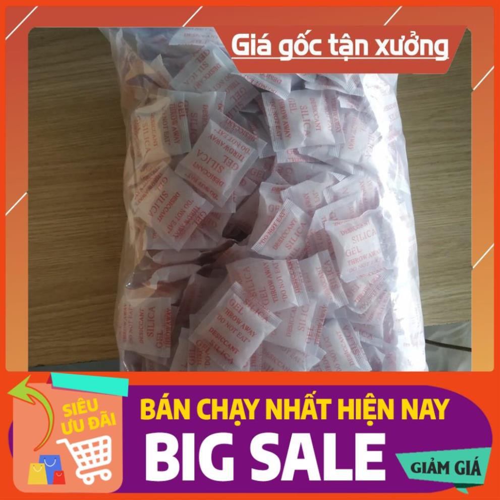 [NEW] Hạt chống Ẩm Silicagel 100g Bịch 500gram (5 Gói) sử dụng trong thực phẩm, quần áo, giày dép, khửi mùi hôi