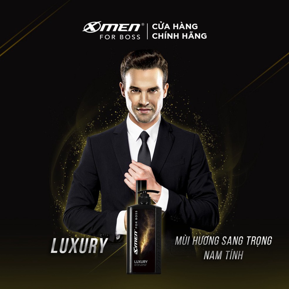 Dầu gội nước hoa XMen for Boss Luxury 650g