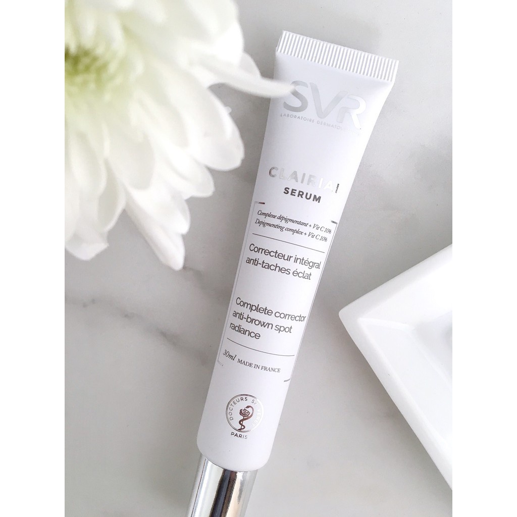 Tinh chất làm mờ vết nám, sáng da và mềm mịn da SVR CLAIRIAL Serum 30ml