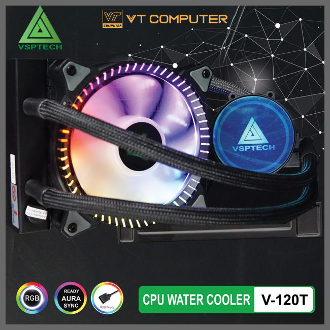 Tản Nhiệt Nước AIO / VSP / V120T / Xtreme Gaming Sync Led ARGB