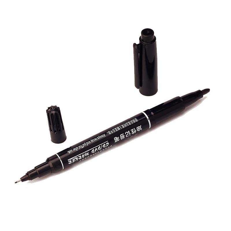 Bút viết bảng trắng không xóa được 2 đầu nhỏ và to